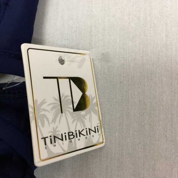 π¦π¦π¦ NWT TINIBIKINI WOMENS HI NECK HI WAIST CAGED BIKINI SIZE XS π¦π¦π¦ - Picture 4 of 7